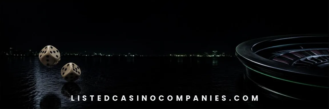 Dice and a roulette wheel in dark studio light — Europe's casino markets by country.